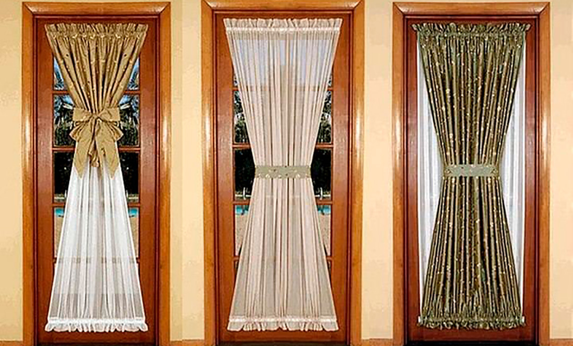 Шторы на двери и дверные проемы. Как выбрать декоративные шторы в дверной проем?