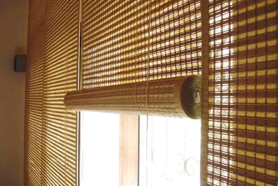 Рулонные бамбуковые шторы